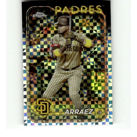 2024 Topps Chrome X-Fractor #216 Luis Arraez NM-MT San Diego Padres Baseball Card