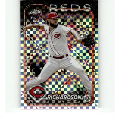 2024 Topps Chrome X-Fractor #230 Lyon Richardson NM-MT RC Rookie Cincinnati Reds Baseball Card