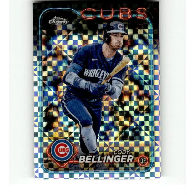 2024 Topps Chrome X-Fractor #232 Cody Bellinger NM-MT Chicago Cubs Baseball Card - Baseball Card Single