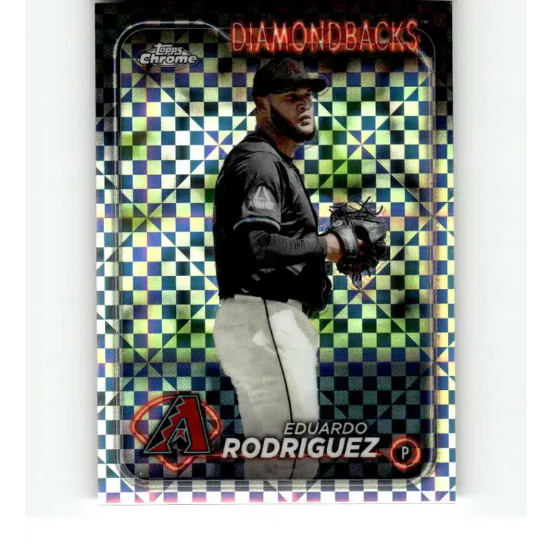 2024 Topps Chrome X-Fractor #235 Eduardo Rodriguez NM-MT Arizona Diamondbacks Baseball Card - Baseball Card Single