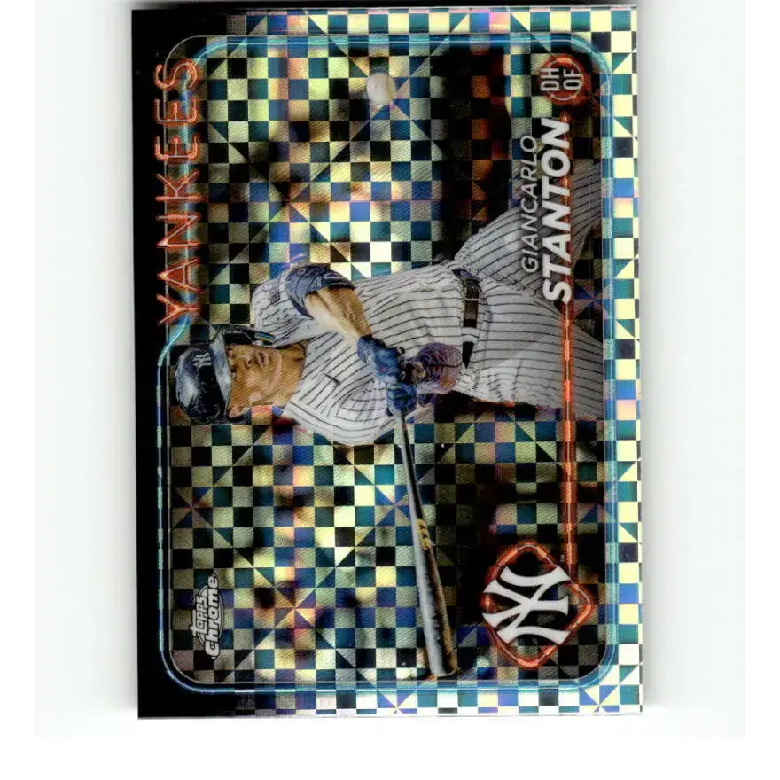 2024 Topps Chrome X-Fractor #275 Giancarlo Stanton NM-MT New York Yankees Baseball Card