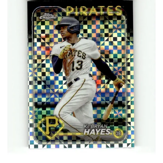 2024 Topps Chrome X-Fractor #285 Ke’Bryan Hayes NM-MT Pittsburgh Pirates Baseball Card