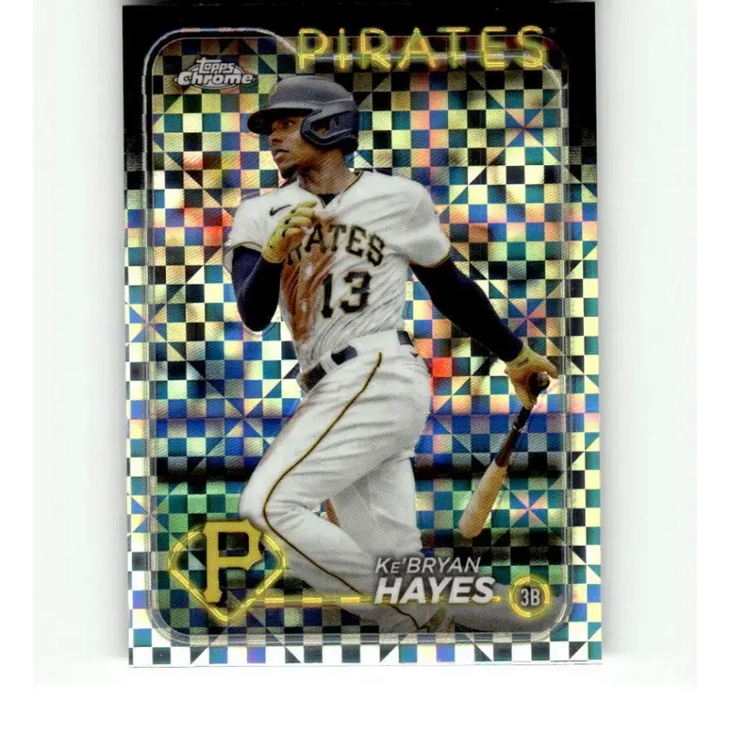 2024 Topps Chrome X-Fractor #285 Ke’Bryan Hayes NM-MT Pittsburgh Pirates Baseball Card - Baseball Card Single