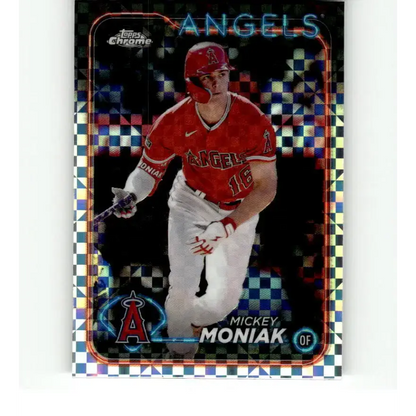 2024 Topps Chrome X-Fractor #51 Mickey Moniak NM-MT Los Angeles Angels Baseball Card