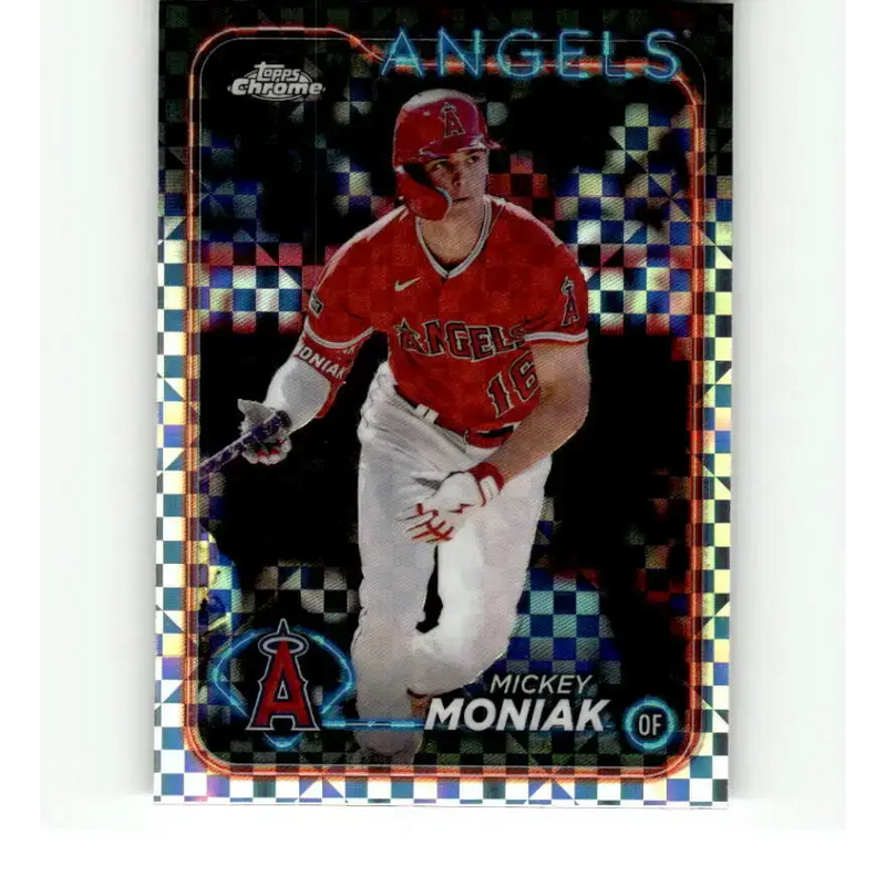 2024 Topps Chrome X-Fractor #51 Mickey Moniak NM-MT Los Angeles Angels Baseball Card - Baseball Card Single