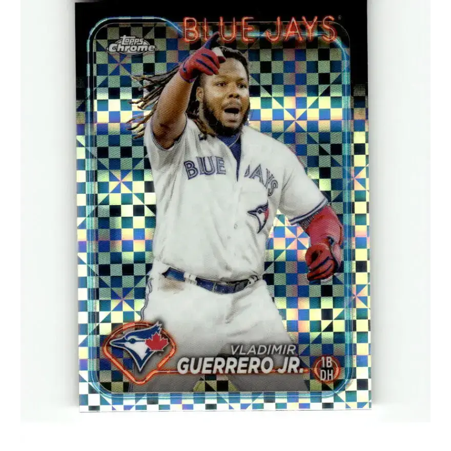 2024 Topps Chrome X-Fractor #78 Vladimir Guerrero Jr. NM-MT Toronto Blue Jays Baseball Card - Baseball Card Single