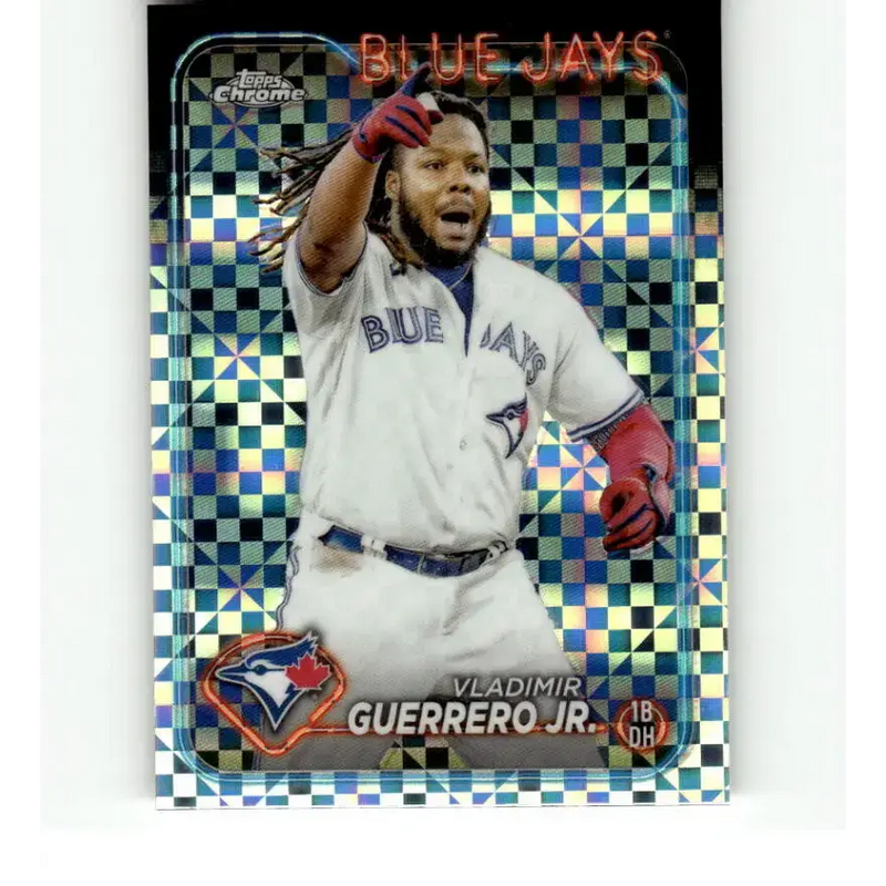 2024 Topps Chrome X-Fractor #78 Vladimir Guerrero Jr. NM-MT Toronto Blue Jays Baseball Card - Baseball Card Single