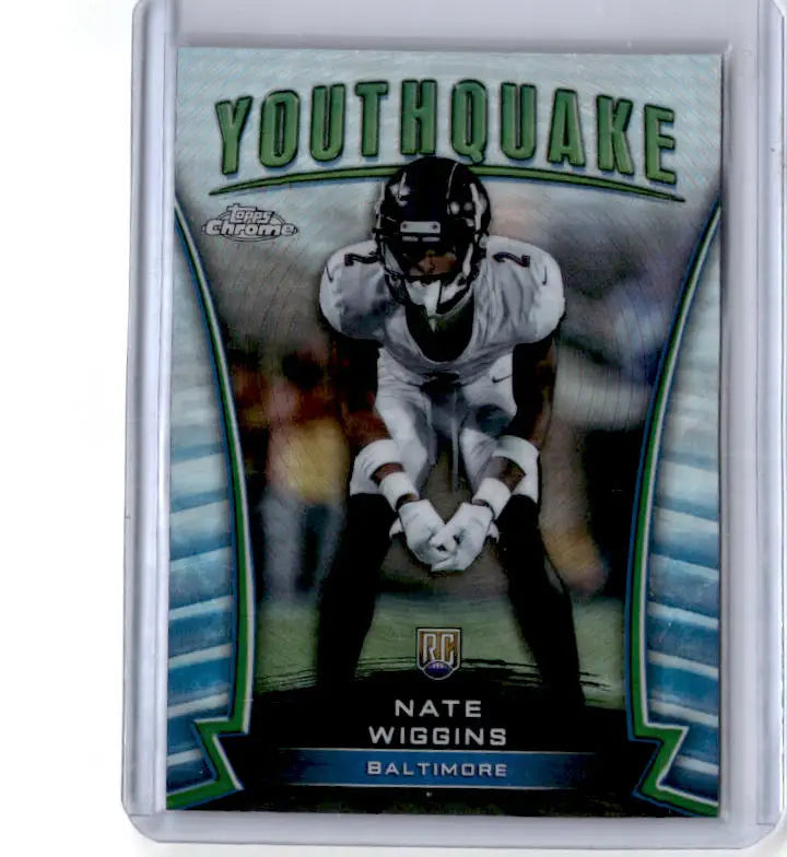 2024 Topps Chrome #Y-12 Nate Wiggins Youthquake - Football Card Single