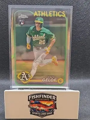 2024 Topps Chrome - Zack Gelof #282 Refractor (RC) - Baseball Card Single