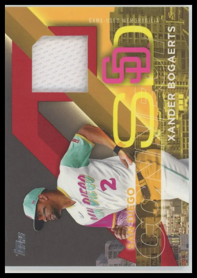 2024 Topps - City Connect Swatch Collection Relics Red (Series One) Complete Set - CC-XB Xander Bogaerts