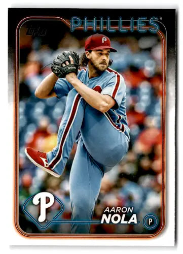 Aaron Nola baseball card from 2024 Topps Companion Cards series