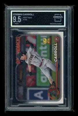 2024 Topps Corbin Carroll #156 Baseball Arena Club 9.5 - Baseball Card Single