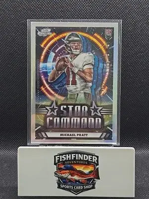 2024 Topps Cosmic Chrome - Star Command Michael Pratt #SC-9 (RC) - Football Card Single