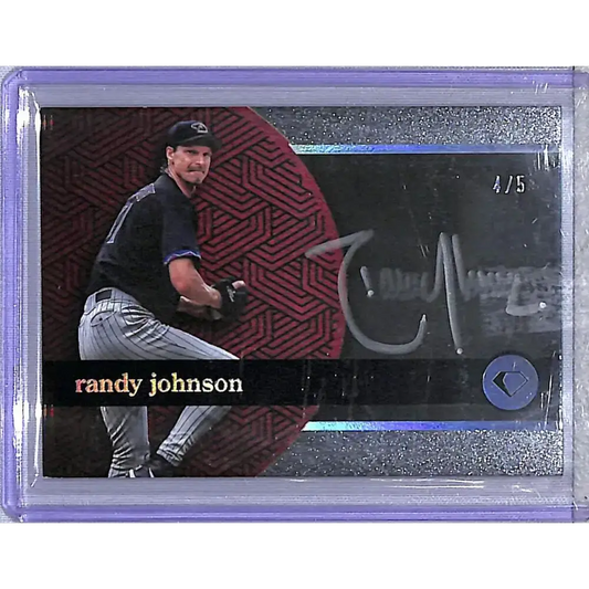 2024 Topps Diamond Icons Black Polychromatink #BPA-RJO Randy Johnson NM-MT Auto 4/5 Arizona Diamondbacks - Baseball