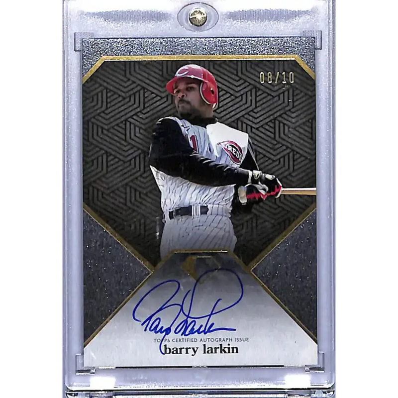 2024 Topps Diamond Icons #DIA-BL Barry Larkin EX Excellent Auto 08/10 Cincinnati Reds - Baseball Card Single