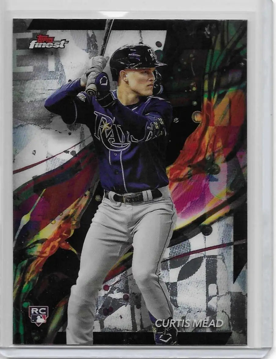 2024 Topps Finest Curtis Mead Rookie RC #78 Common Tampa Bay Rays k-81 - Baseball Card Single