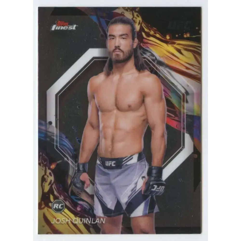 2024 Topps Finest UFC #120 Josh Quinlan NM-MT RC Rookie Welterweight Men MMA Card - UFC/MMA Card Single