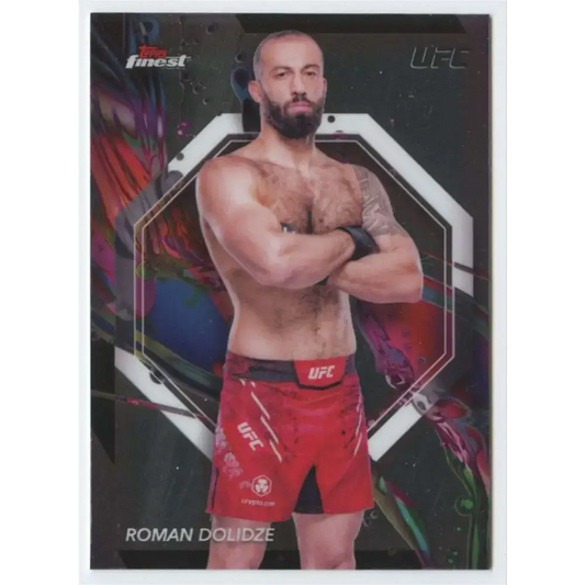2024 Topps Finest UFC #2 Roman Dolidze NM-MT Middleweight Men MMA Card - UFC/MMA Card Single