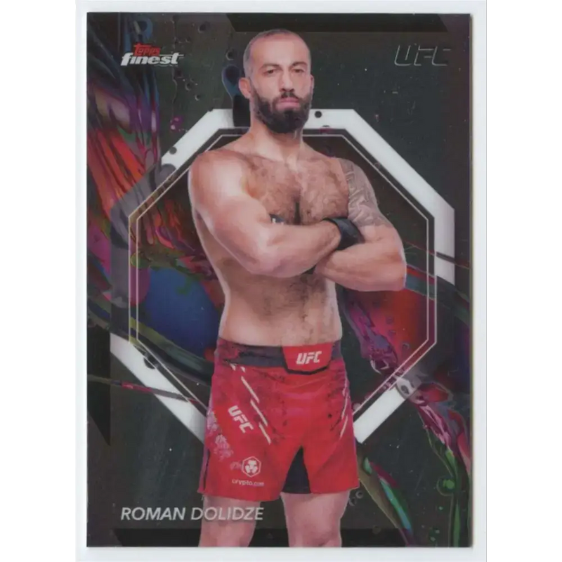 2024 Topps Finest UFC #2 Roman Dolidze NM-MT Middleweight Men MMA Card - UFC/MMA Card Single