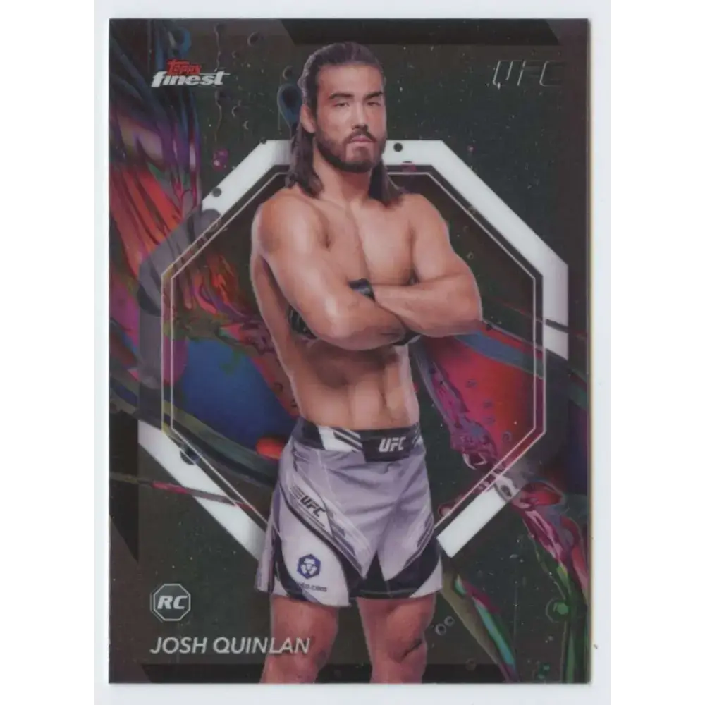 2024 Topps Finest UFC #20 Josh Quinlan NM-MT RC Rookie Welterweight Men MMA Card - UFC/MMA Card Single