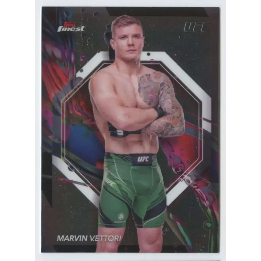 2024 Topps Finest UFC #22 Marvin Vettori NM-MT Middleweight Men MMA Card - UFC/MMA Card Single