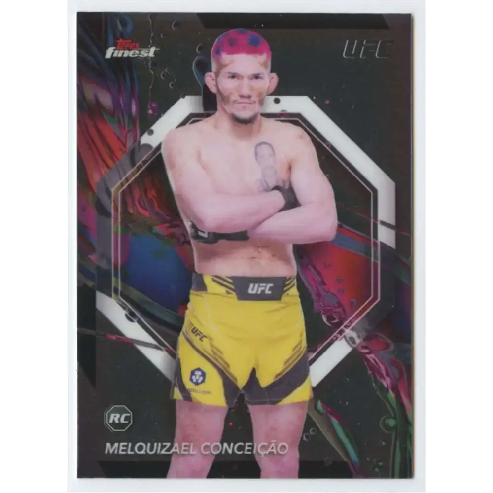 2024 Topps Finest UFC #34 Melquizael Conceicao NM-MT RC Rookie Featherweight Men MMA Card - UFC/MMA Card Single