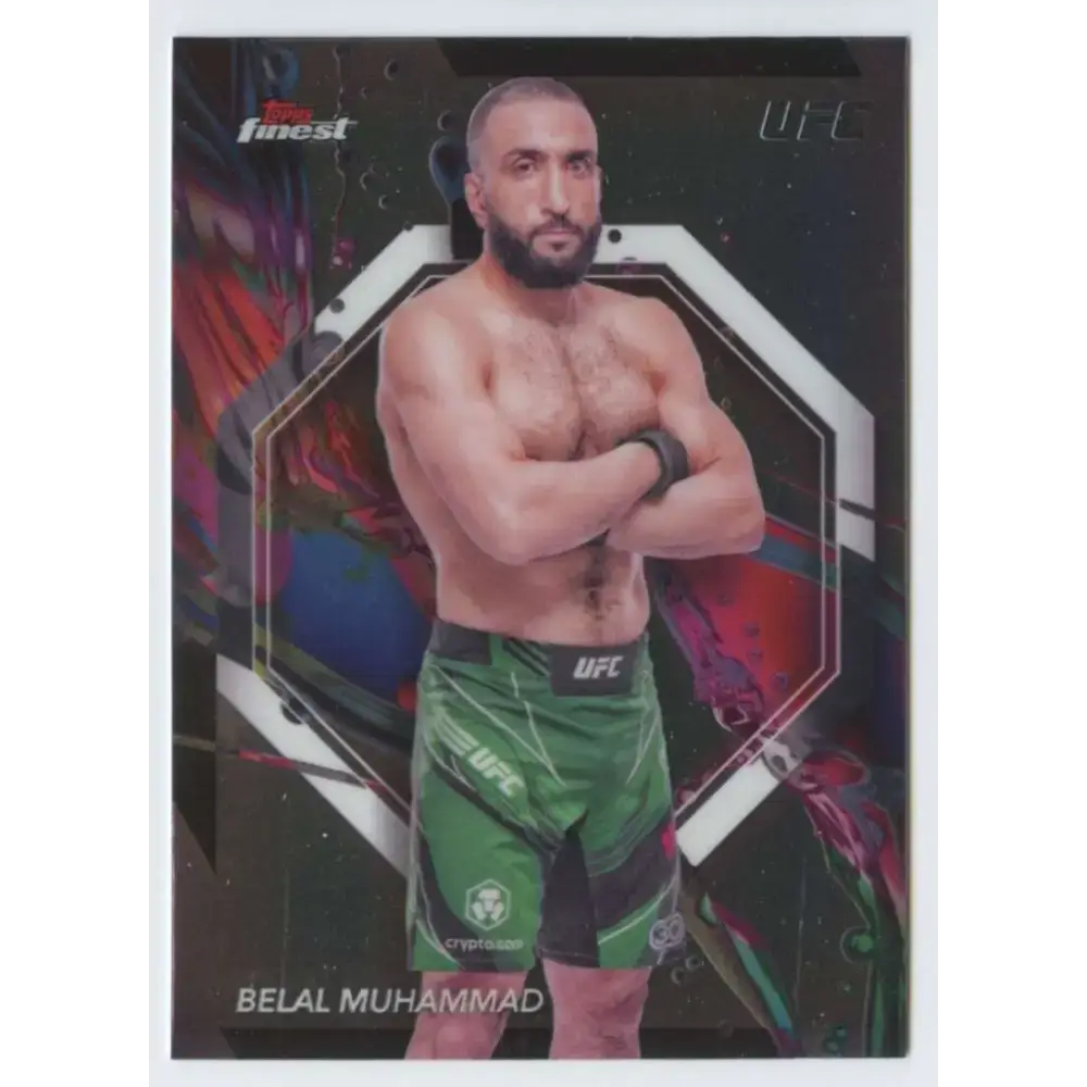 2024 Topps Finest UFC #37 Belal Muhammad NM-MT Welterweight Men MMA Card - UFC/MMA Card Single