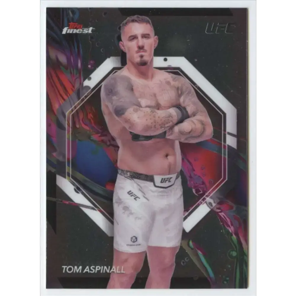 2024 Topps Finest UFC #49 Tom Aspinall NM-MT Heavyweight Men MMA Card - UFC/MMA Card Single
