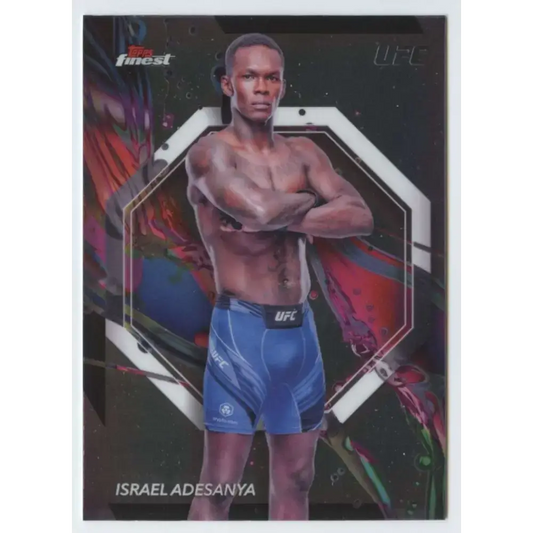 2024 Topps Finest UFC #53 Israel Adesanya NM-MT Middleweight Men MMA Card - UFC/MMA Card Single