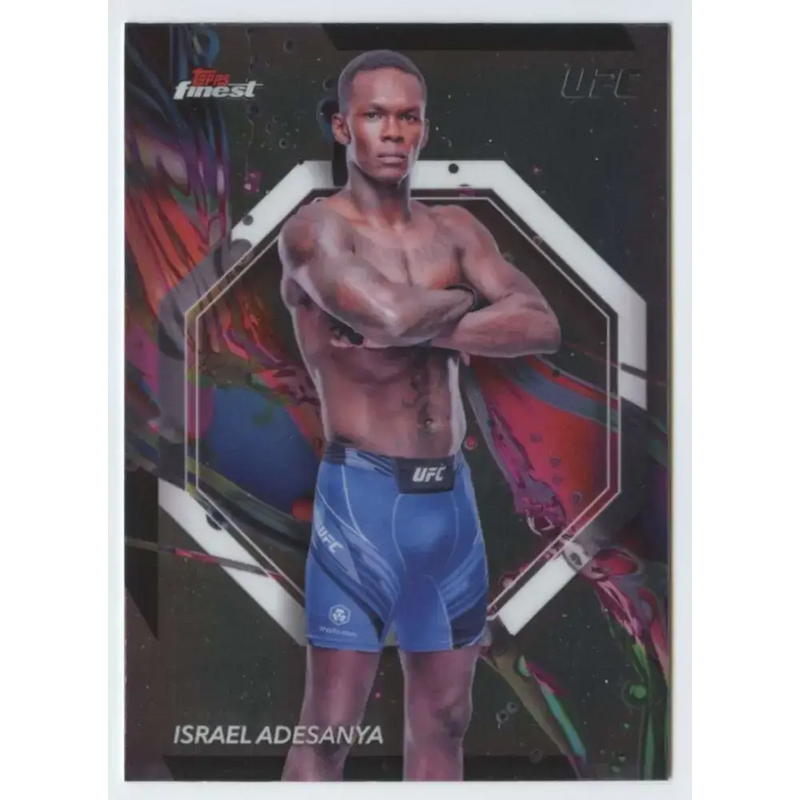 2024 Topps Finest UFC #53 Israel Adesanya NM-MT Middleweight Men MMA Card - UFC/MMA Card Single