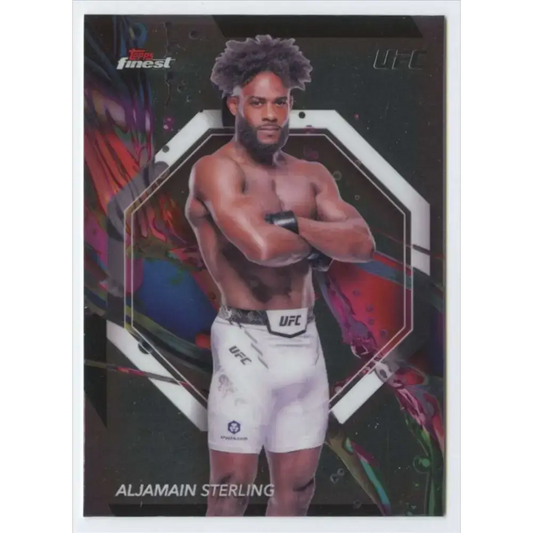 2024 Topps Finest UFC #58 Aljamain Sterling NM-MT Bantamweight Men MMA Card - UFC/MMA Card Single
