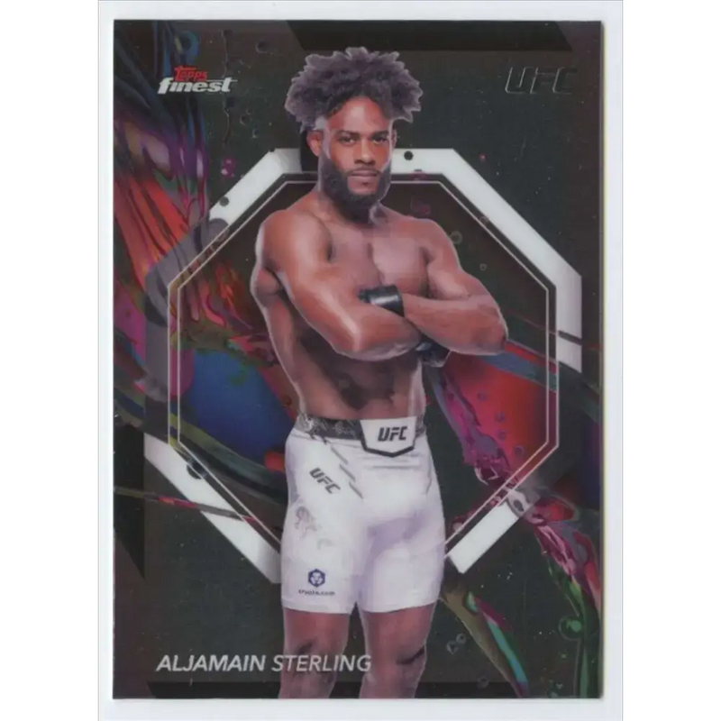 2024 Topps Finest UFC #58 Aljamain Sterling NM-MT Bantamweight Men MMA Card - UFC/MMA Card Single