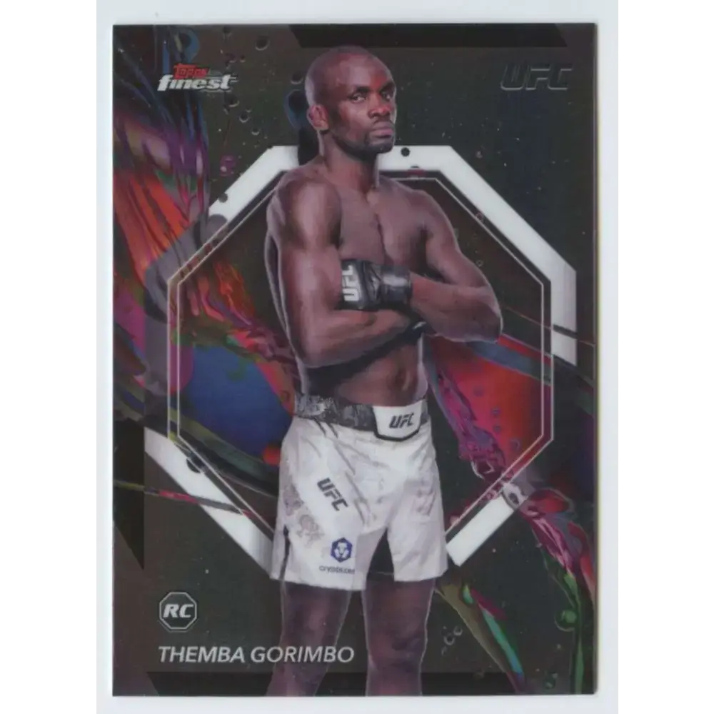 2024 Topps Finest UFC #79 Themba Gorimbo NM-MT RC Rookie Welterweight Men MMA Card - UFC/MMA Card Single