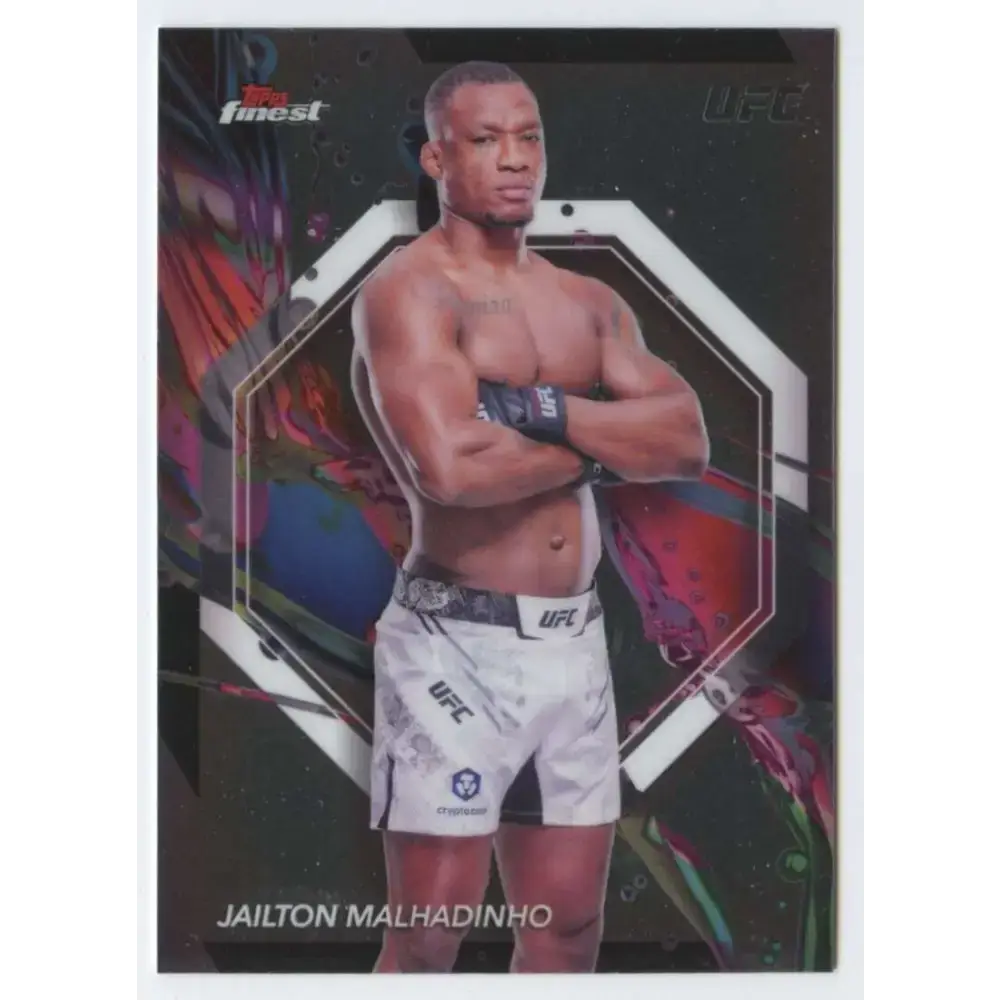2024 Topps Finest UFC #81 Jailton Malhadinho NM-MT Heavyweight Men MMA Card - UFC/MMA Card Single