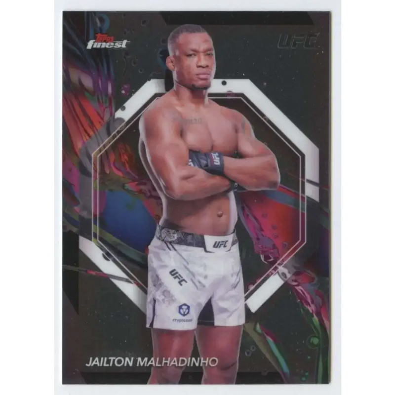 2024 Topps Finest UFC #81 Jailton Malhadinho NM-MT Heavyweight Men MMA Card - UFC/MMA Card Single