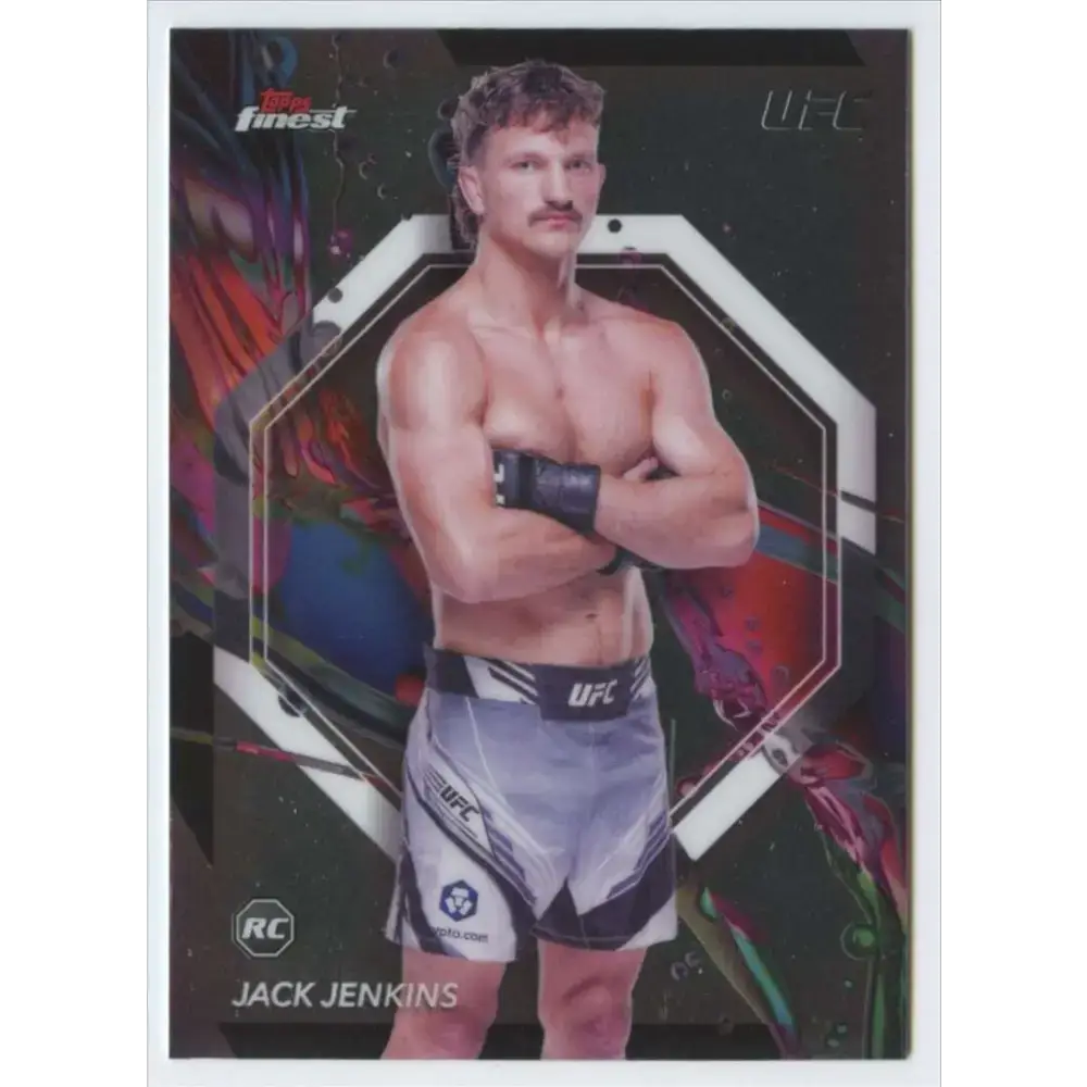 2024 Topps Finest UFC #83 Jack Jenkins NM-MT RC Rookie Featherweight Men MMA Card - UFC/MMA Card Single