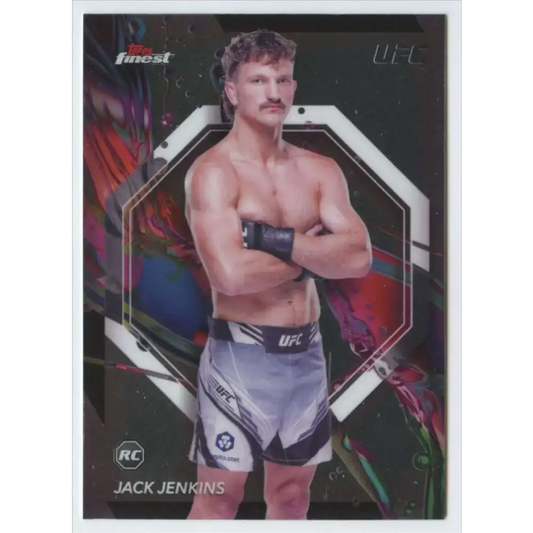 2024 Topps Finest UFC #83 Jack Jenkins NM-MT RC Rookie Featherweight Men MMA Card - UFC/MMA Card Single