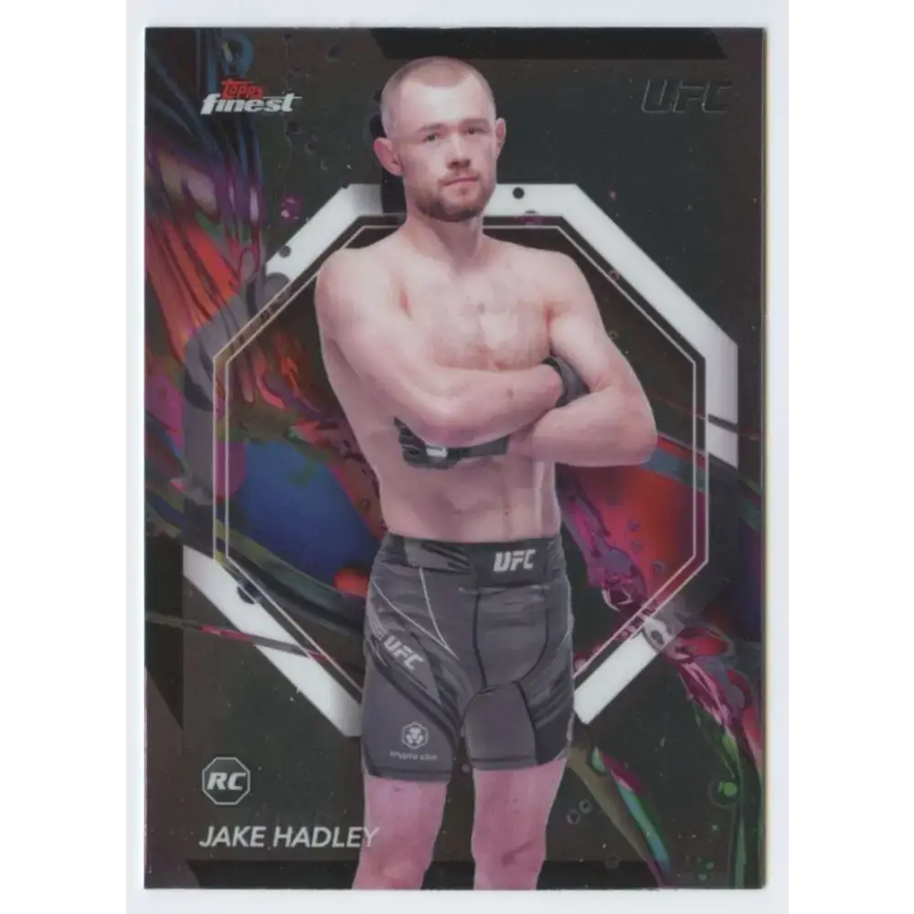 2024 Topps Finest UFC #91 Jake Hadley NM-MT RC Rookie Flyweight Men MMA Card - UFC/MMA Card Single