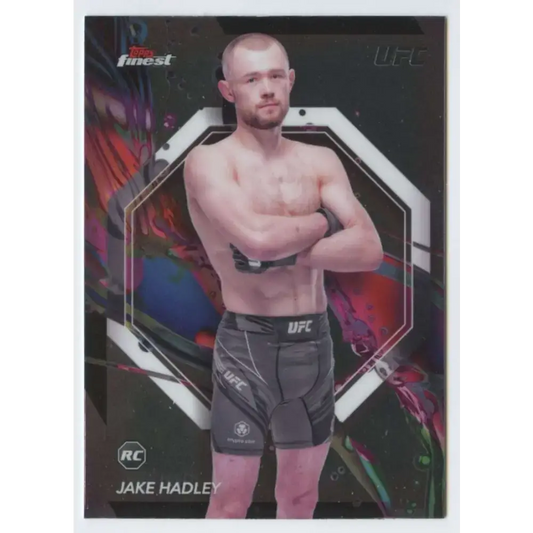 2024 Topps Finest UFC #91 Jake Hadley NM-MT RC Rookie Flyweight Men MMA Card - UFC/MMA Card Single