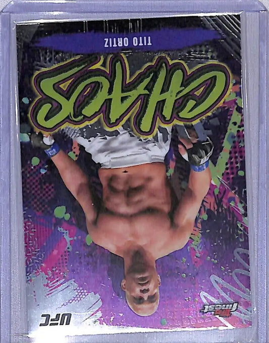 2024 Topps Finest UFC Chaos Refractor #CHA-25 Tito Ortiz NM-MT Light Heavyweight Men MMA Card - UFC/MMA Card Single