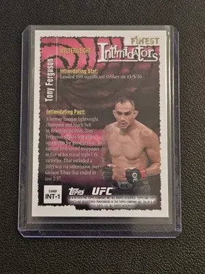 2024 Topps Finest UFC #INT-1 Tony Ferguson Intimidators - UFC/MMA Card Single