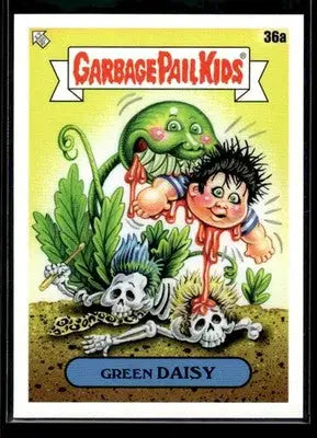 2024 Topps Garbage Pail Kids: Battle of the Bands Green Day Green Daisy #36a