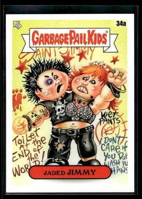 2024 Topps Garbage Pail Kids: Battle of the Bands Green Day I Don’t Carrie #34b