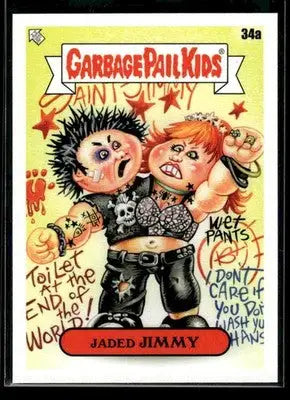 2024 Topps Garbage Pail Kids: Battle of the Bands Green Day Jaded Jimmy #34a