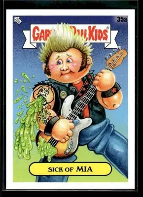 2024 Topps Garbage Pail Kids: Battle of the Bands Green Day Sick of Mia #35a