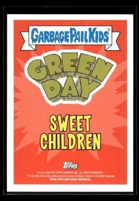 2024 Topps Garbage Pail Kids: Green Day Billie Green #SC-1 Sweet Children