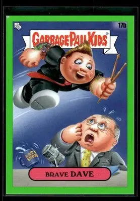 2024 Topps Garbage Pail Kids: Green Day Brave Dave #17b Booger Green