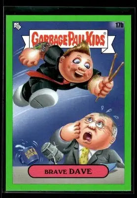 2024 Topps Garbage Pail Kids: Green Day Brave Dave #17b Booger Green