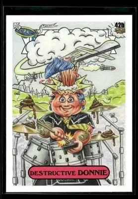 2024 Topps Garbage Pail Kids: Green Day Destructive Donnie #42b