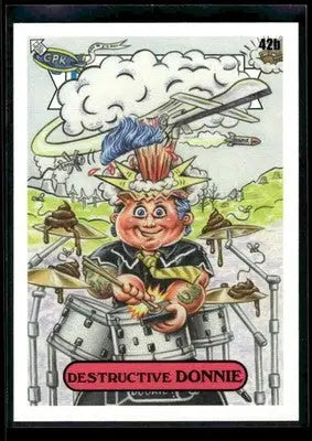 2024 Topps Garbage Pail Kids: Green Day Destructive Donnie #42b